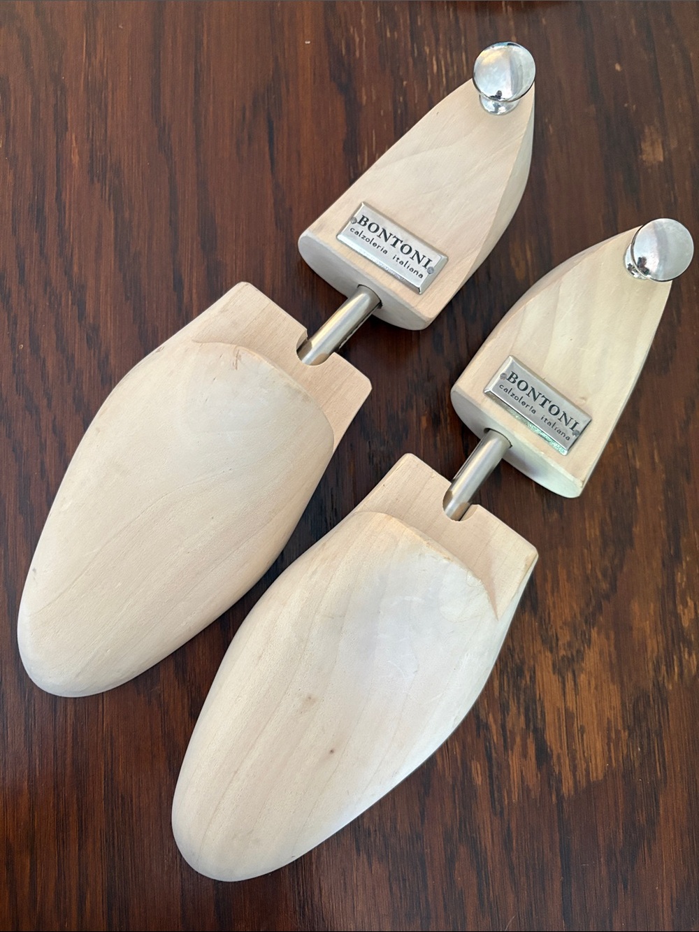 BONTONI Calzoleria Italian Natural Wood Shoe Trees